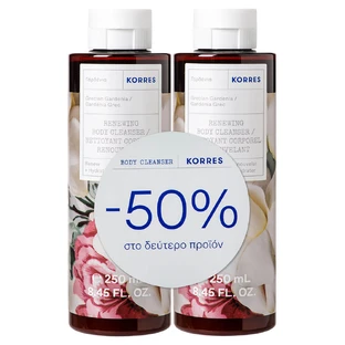 Korres Gardenia Shower Gel 2x250ml