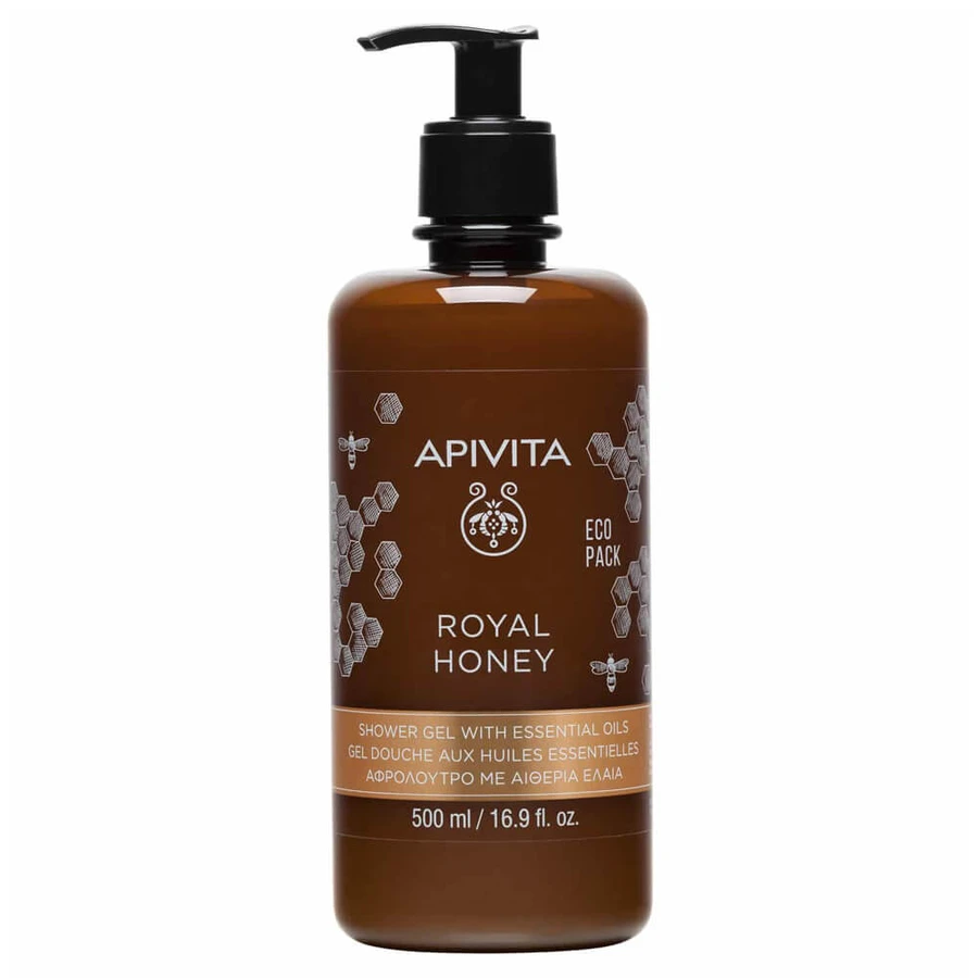 Apivita Royal Honey Cremiges Duschgel mit ätherischen Ölen 500ml