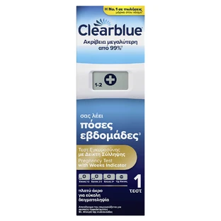 Test digital de sarcină Clearblue cu indice de concepție pe săptămâni