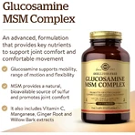MSM Glucosamine Complex, 60 tabletten, Solgar