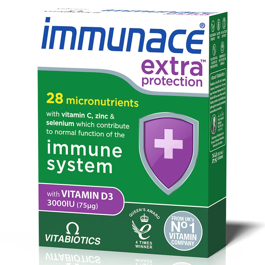 Vitabiotics Immunace Extra Bescherming 30 tabletten