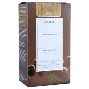 Korres Arganolie Advanced Kleurstof N 8.3 Blond Licht Honing
