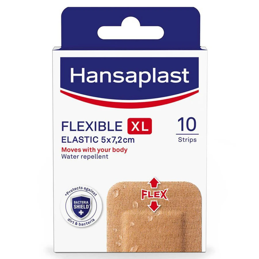 Hansaplast benzi flexibile XL patch-uri elastice 5x7,2cm 10pcs