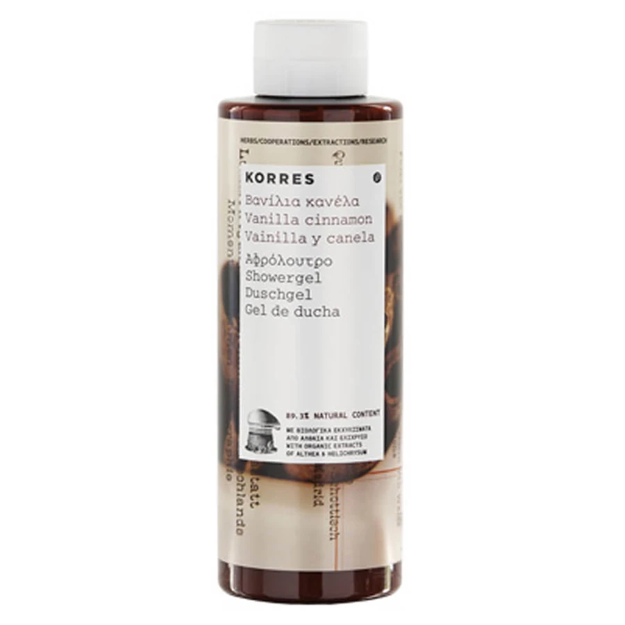 Korres Gel doccia alla vaniglia e cannella 250ml