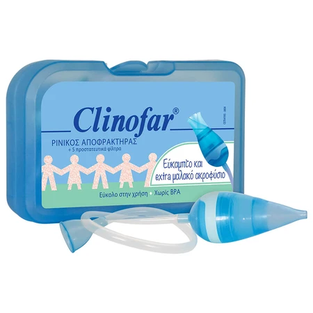 Decongestionatore nasale Clinofar Extra Soft con 5 filtri protettivi