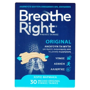 Breathe Right Medium Size 30 Strips