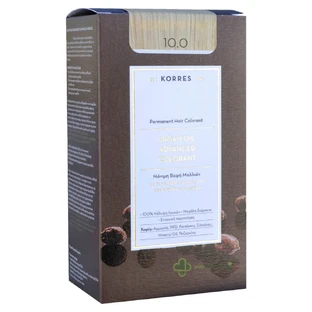 Korres Arganöl Advanced Colorant N 10.0 Platinblond Natürlich