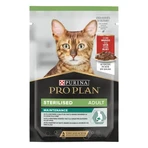 PURINA Pro Plan Sterilized Maintenance, Beef, sachet wet food for sterilized cats, (in sauce), 85g