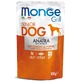 MONGE Grill Senior, XS-XL, Duck, sachet moist senior dog food, (in own juice), 100g