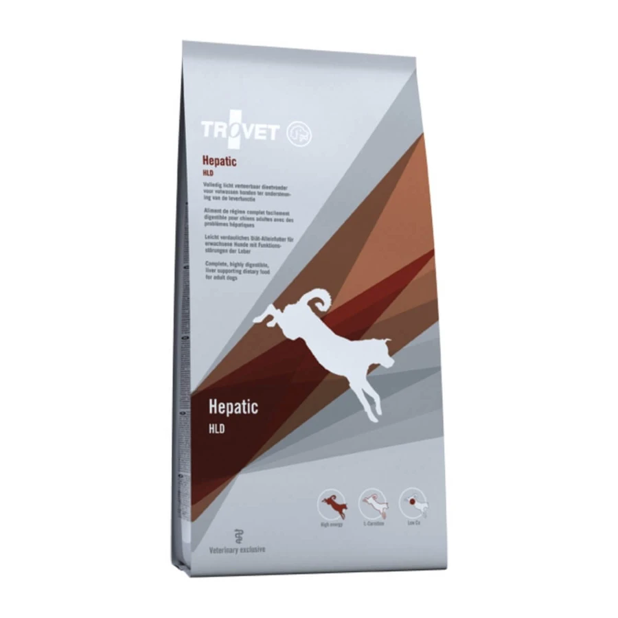 TROVET Dog Hepatic Hepatic HLD, veterinary diet for dogs, dry food, liver disease, 3kg