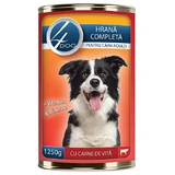 4Dog Canned Beef with Beef, 1250 g