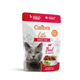 CALIBRA Life, Beef, sachet grain-free wet cat food, (in sauce), 85g