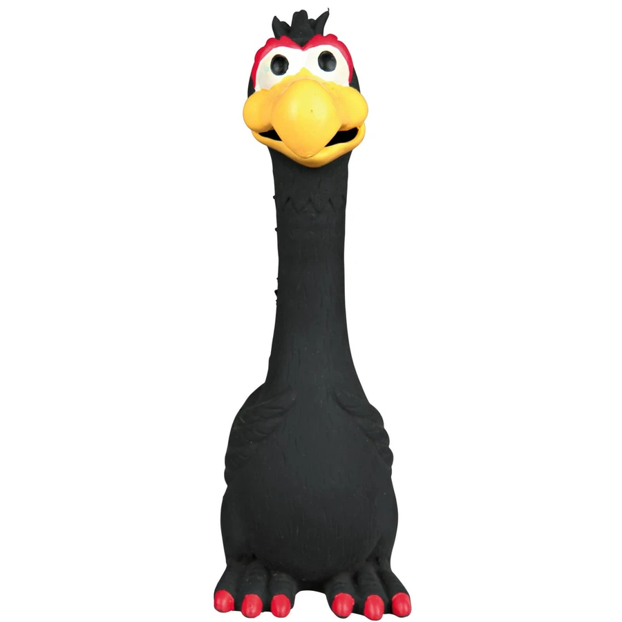 Trixie, Vogel Hundespielzeug, mit Originalton, Latex, 20cm, multicolor