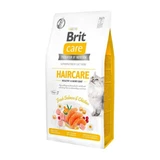 BRIT Care Haircare Healthy & Shiny Coat, Salmon and Chicken, grain free dry cat food, skin and coat, 400g