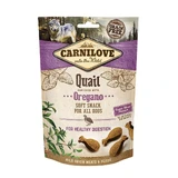 CARNILOVE Semi Moist Snack, Kwartel met Oregano, functionele graanvrije beloningen voor honden met spijsverteringsproblemen, 200g