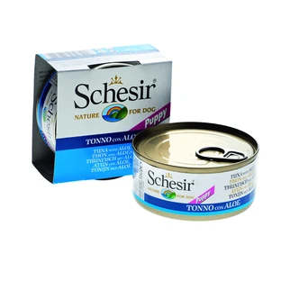 Schesir Dog junior tonijn en aloë 150 g