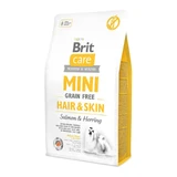 BRIT Care Mini Hair & Skin Adult, XS-S, Zalm, graanvrij droogvoer voor honden, huid en vacht, 2kg