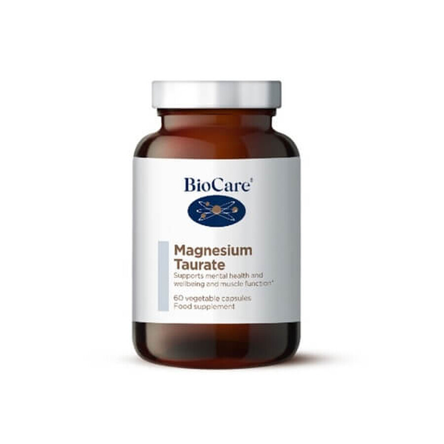 Taurat de magneziu, 60 capsule, BioCare