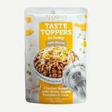 APPLAWS Taste Toppers, XS-XL, Huhn und Gemüse, Beutel mit einem Protein, getreidefreies Nassfutter für Hunde, (in Sauce), 85g