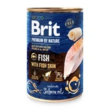BRIT Premium by Nature, XS-XL, Fish and Fish Skin, canned grain-free wet food for dogs, (in its own juice), 800g