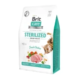 BRIT Care Sterilized Urinary Health, Huhn, getreidefreies Trockenfutter für sterilisierte Katzen, Harnsensibilität, 400g