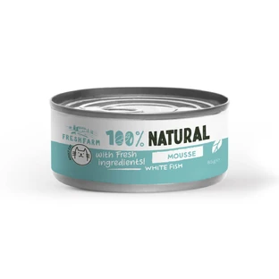 FRESH FARM Mousse, Fish, graanvrij natvoer in blik, (pate), 85g
