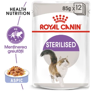 ROYAL CANIN Sterilized Adult wet food for sterilized cats (in aspic), 85g
