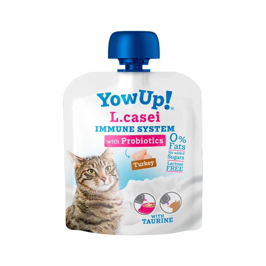 YOWUP! L House, Kalkoen, functionele kattensnoepjes, immuunsysteem, spijsverteringsstelsel, (topping), 85g