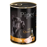 PIPER Animals, XS-XL, Quail, canned grain-free wet dog food, (in aspic), 400g