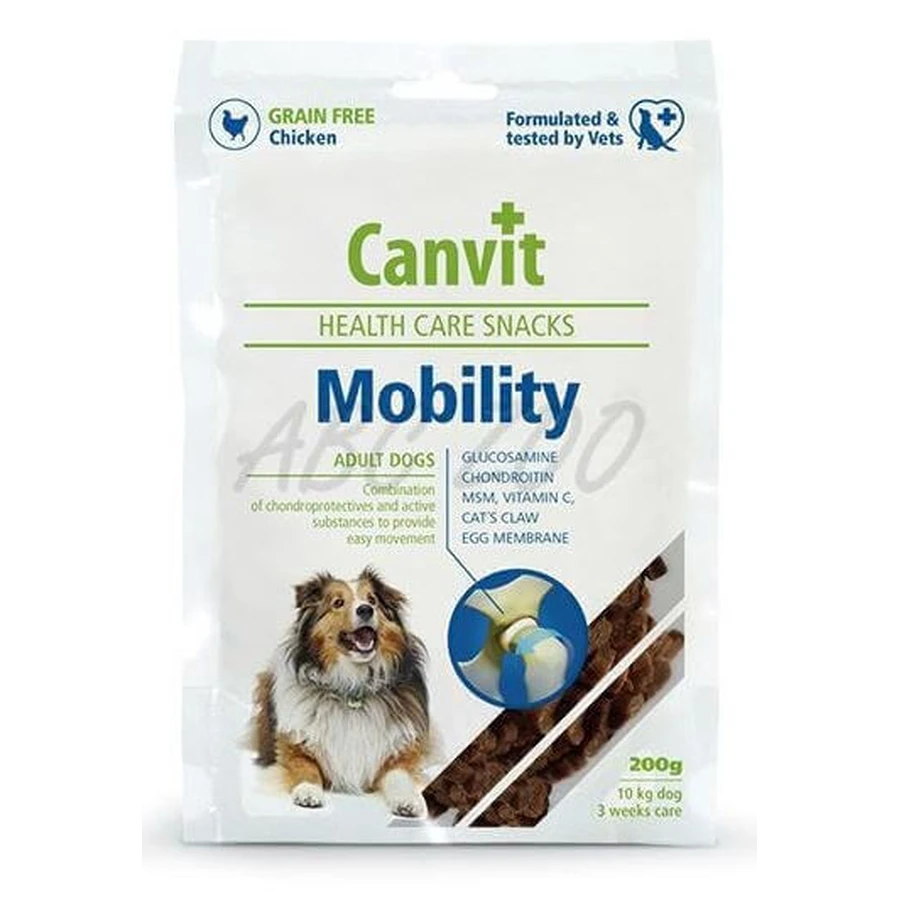 CANVIT Mobility, XS-XL, kurczak, funkcjonalna torba nagradzająca dla psów, system stawów, 200g: ceny i cechy