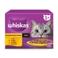 WHISKAS Selections, Volaille, sachet de nourriture humide pour chats, (en sauce), multipack, 85g x 12