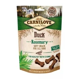 CARNILOVE Semi Moist Snack, Duck with Rosemary, functional grain-free rewards for dogs with dental sensitivities, 200g