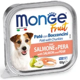 MONGE Fruit, XS-XL, Salmon and Pears, cereal-free wet dog food, (in its own juice), 100g