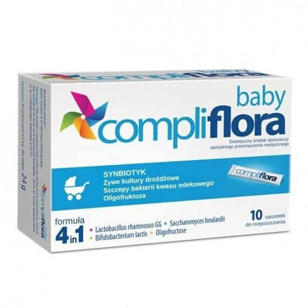 Compliflora baby formula 4in1, 10 plicuri, Pamex