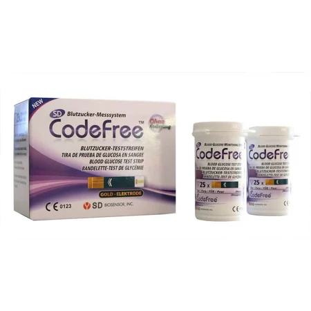 CodeFree Bloedglucosetests, 50 tests, D&G Group