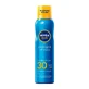 NIVEA Sun SPF30 Spray de protecție solară invizibilă Protect & Refresh, 200 ml