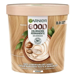 Garnier Good Colorant permanent fără amoniac, 90% origine naturală Nuanță 8.0 Blond miere