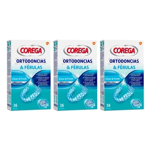 Corega Triplo Orthodontie et attelles, 3 x 36 comprimés