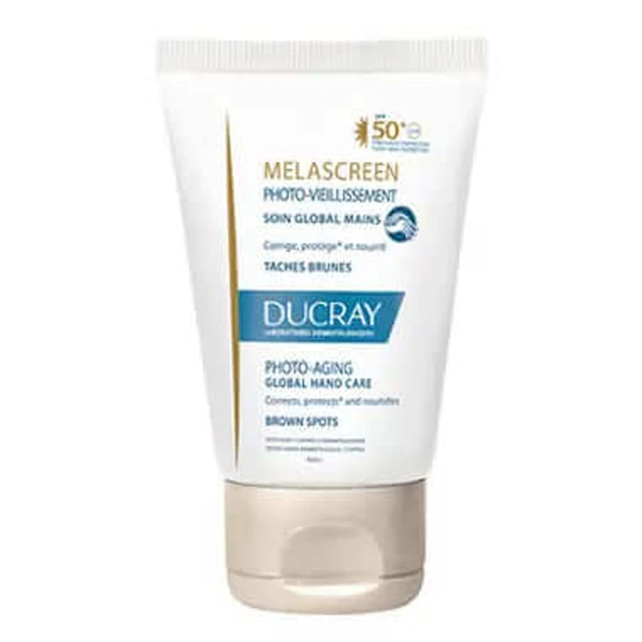 Ducray Melascreen Fotoenvejec. Glob. Hands Spf50+ 50 ml: ceny i cechy