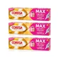 Corega Triplo Max Fixation + Comfort krem mocujący do protez zębowych, 3 x 40 g