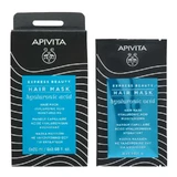 APIVITA Feuchtigkeitsmaske für alle Haartypen mit Hyaluronsäure und Aloe, 20 ml