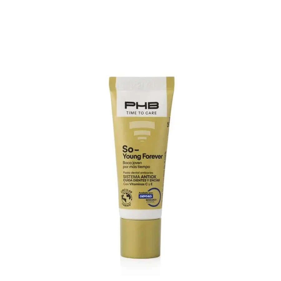 Phb Time To Care So Young Forever Pastă de dinți anticari, 15 ml