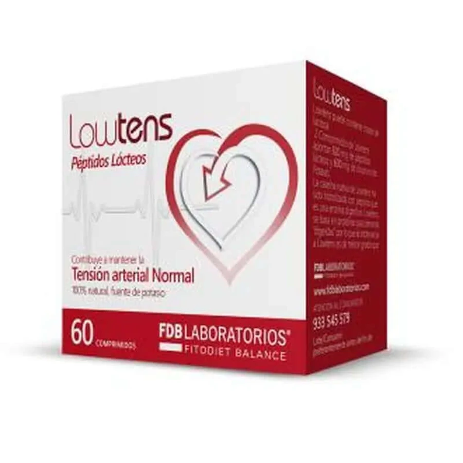 Fdb Lowtens Lactic Peptides 60Comp: ceny i cechy
