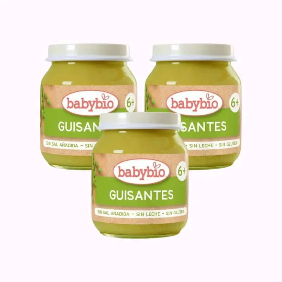 Babybio Babybio Mazăre, pachet 3 x 130 grame