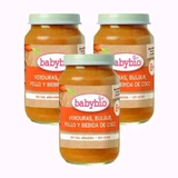 Babybio Vegetables Bulgur Chicken and Coconut Drink, Pack 3 x 200 grams
