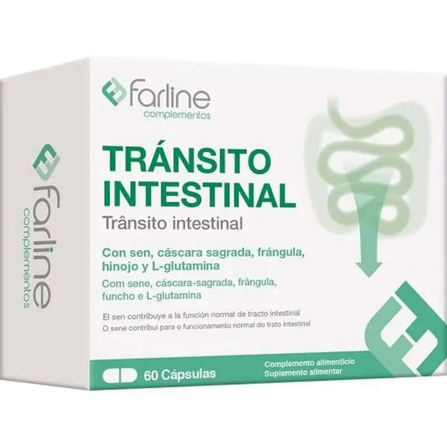 Supliment pentru tranzit intestinal Farline, 60 capsule