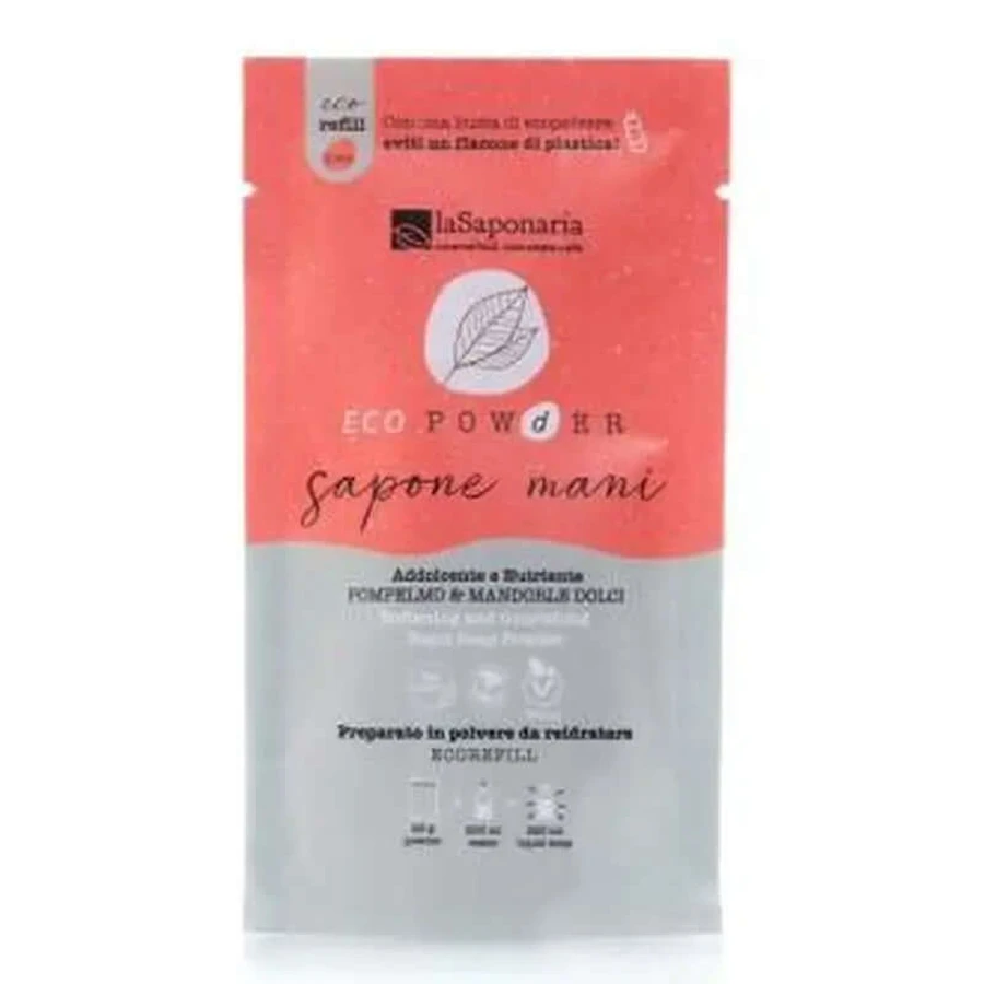 La Saponaria Savon à main poudré pamplemousse-amande 25Gr