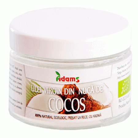 Kaltgepresstes Kokosnussöl, 500 ml, Adams Vision