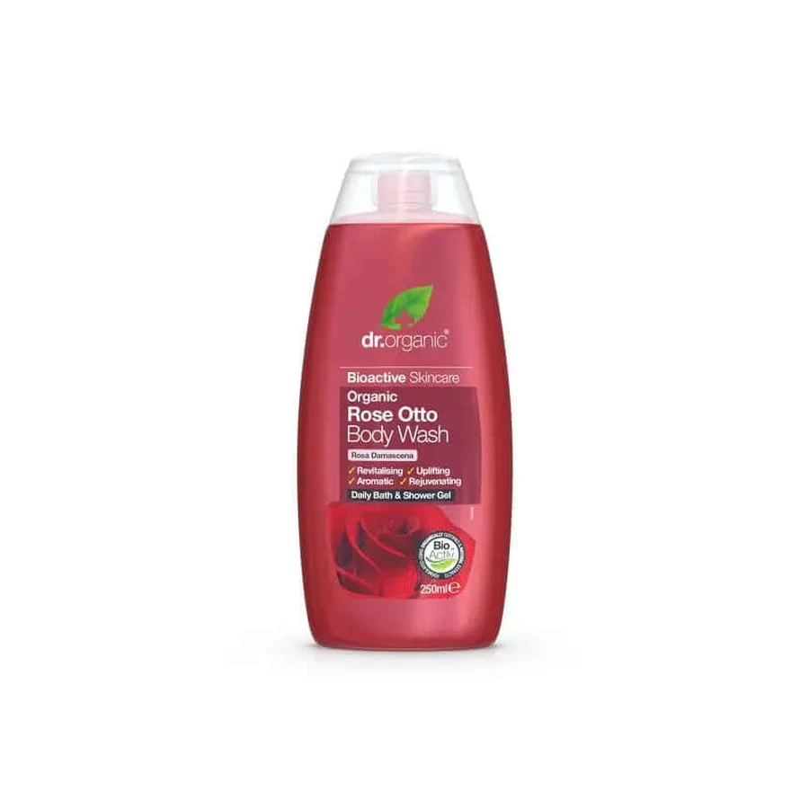 Dr. Organic Gel doccia alla rosa damascena 250ml