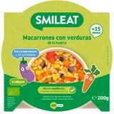 Smileat Kleiner Teller Makkaroni mit Gemüse aus dem Garten Eco, 200 g